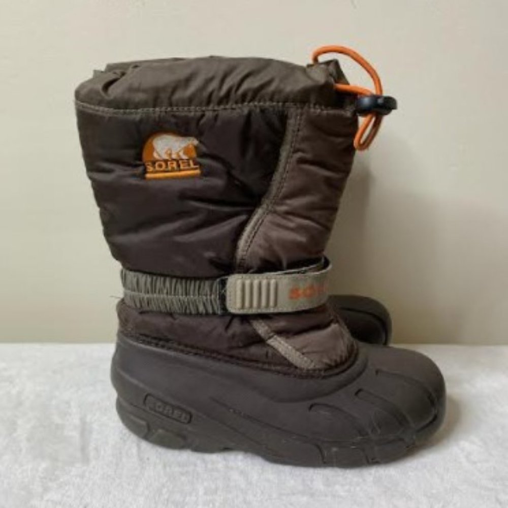 SOREL Flurry Insulated Kids Winter Boots Sz 2
